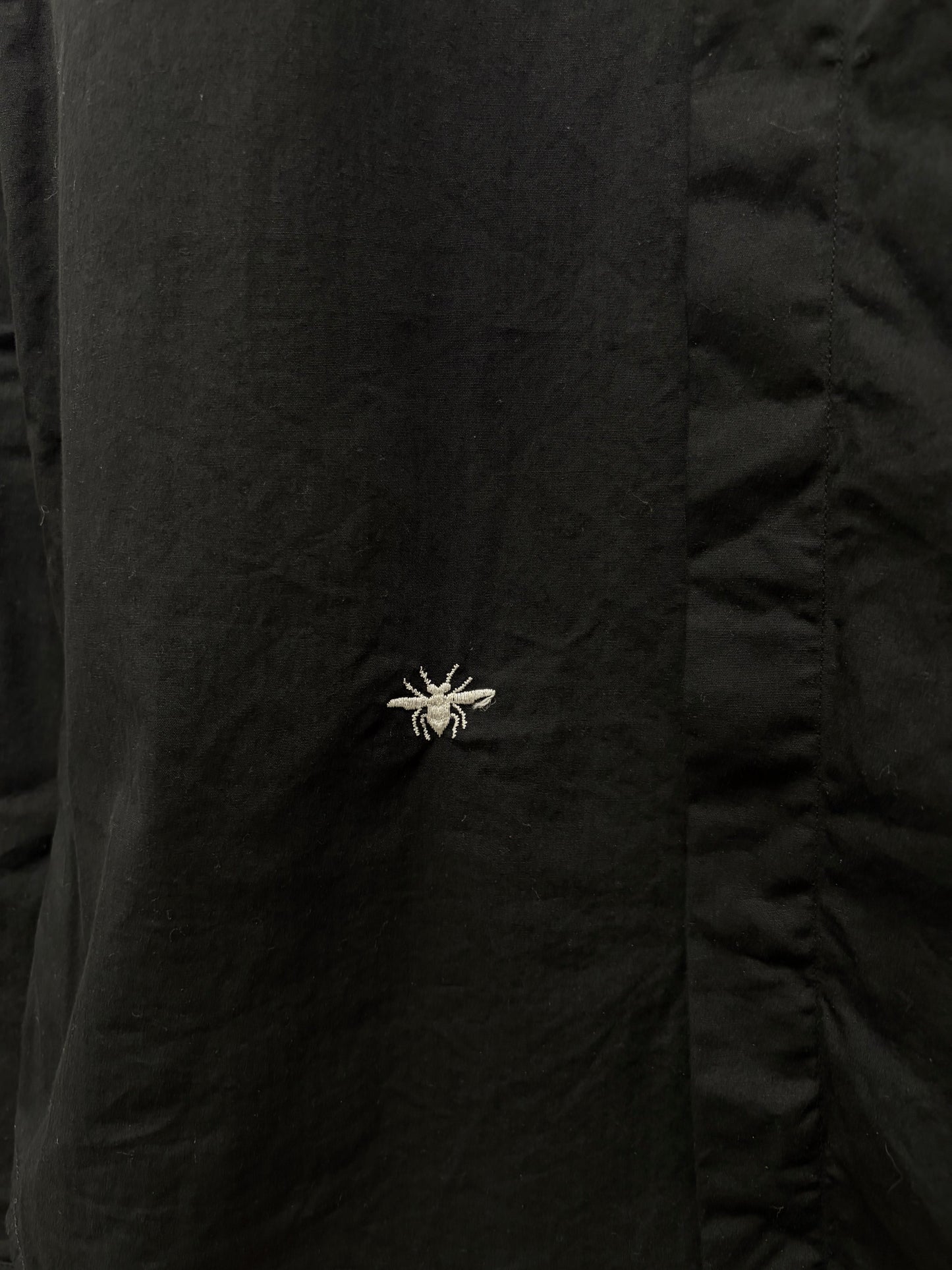 AW2005 Dior Homme ‘In the Morning’ Bee Embroidered Logo Button Up Shirt
