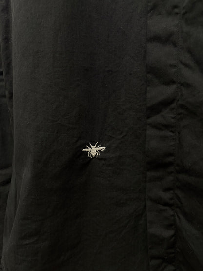AW2005 Dior Homme ‘In the Morning’ Bee Embroidered Logo Button Up Shirt