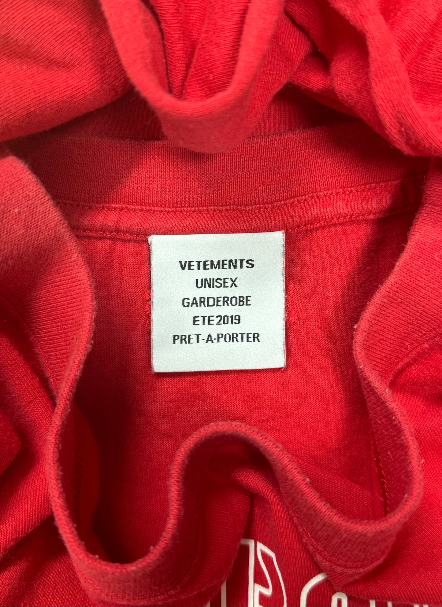 Spring Summer 2019 Vetements ‘Augumented Reality’ T-Shirt