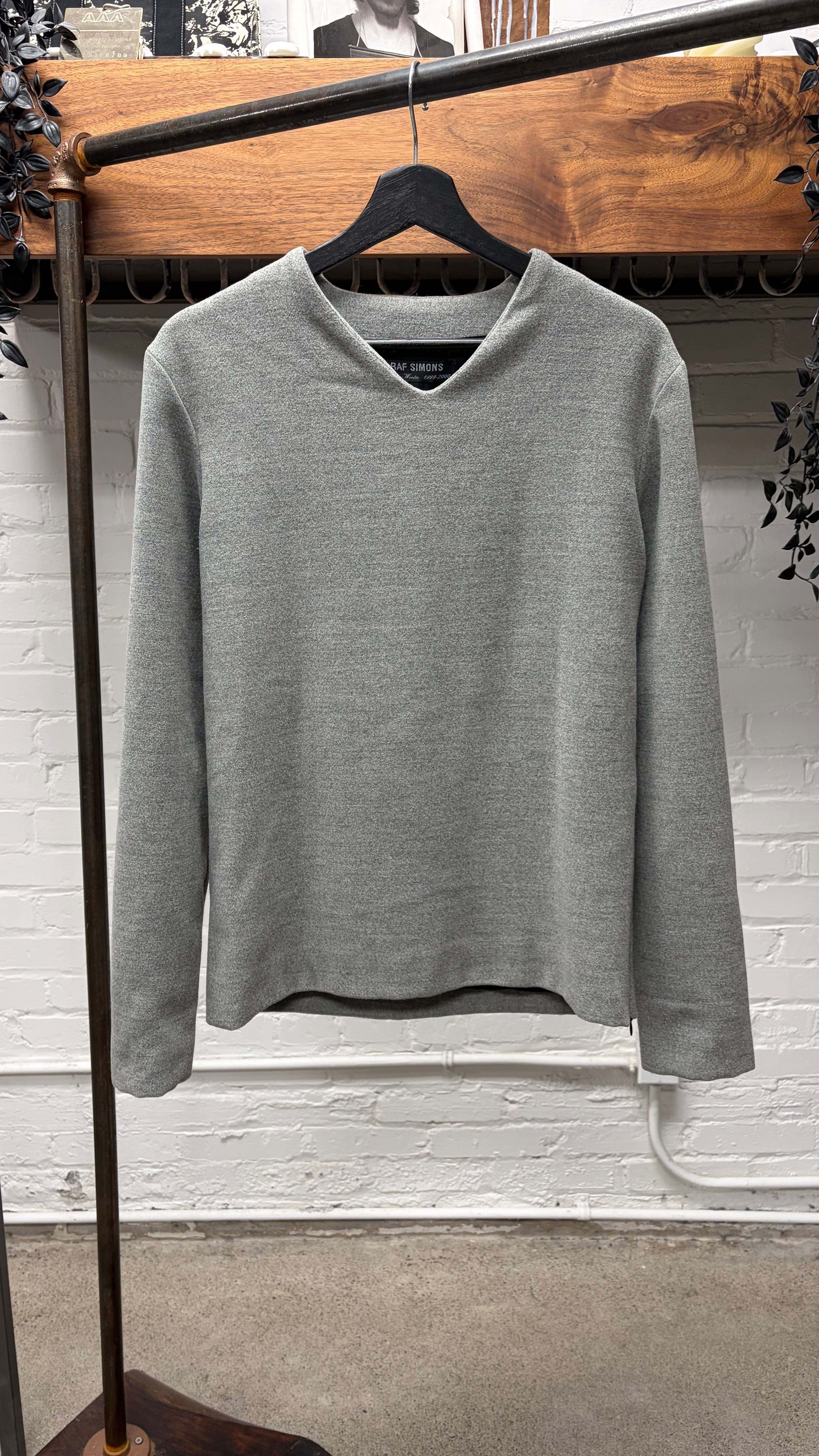 AW1999 Raf Simons Wool Sweater with Suiting Lined Interior – Alex