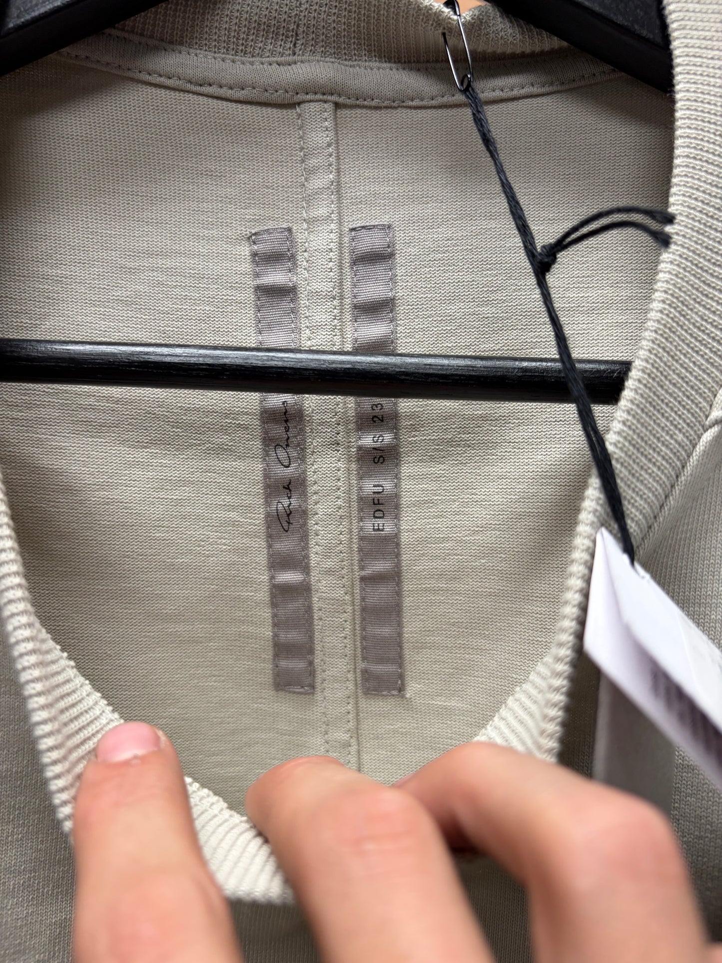 SS2023 Rick Owens ‘Edfu’ Pearl Sweatshirt