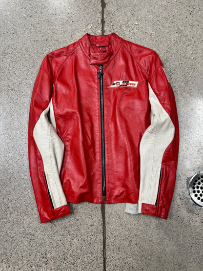 SS2005 Yohji Yamamoto x Dainese Motorcycle Leather Black Racing Jacket