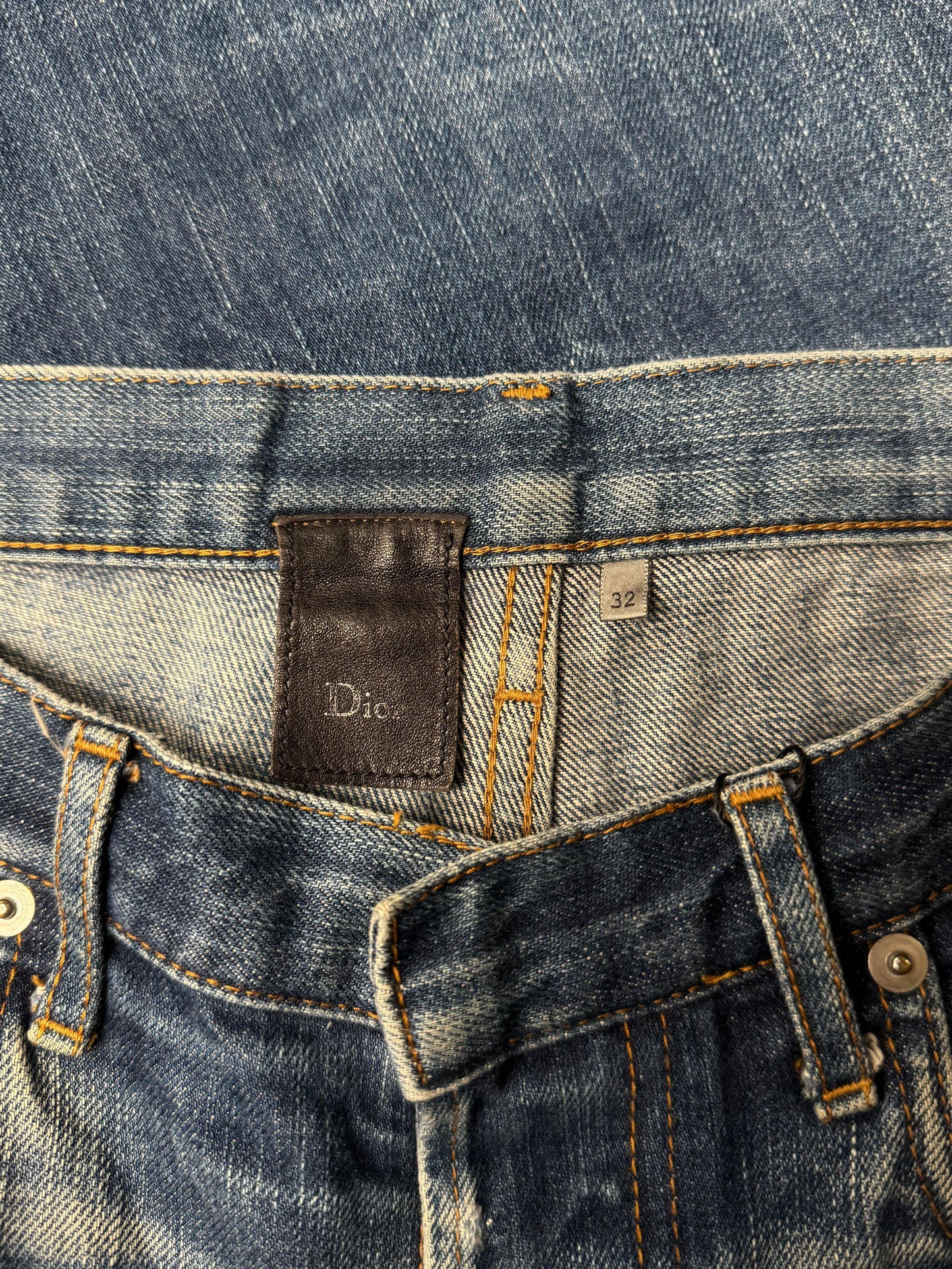 Dior Homme ‘Natural Fade’ Blue Washed Skinny Denim