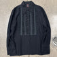 Vintage Jean Paul Gaultier ‘Laktan Lace’ Button Snap Collared Shirt