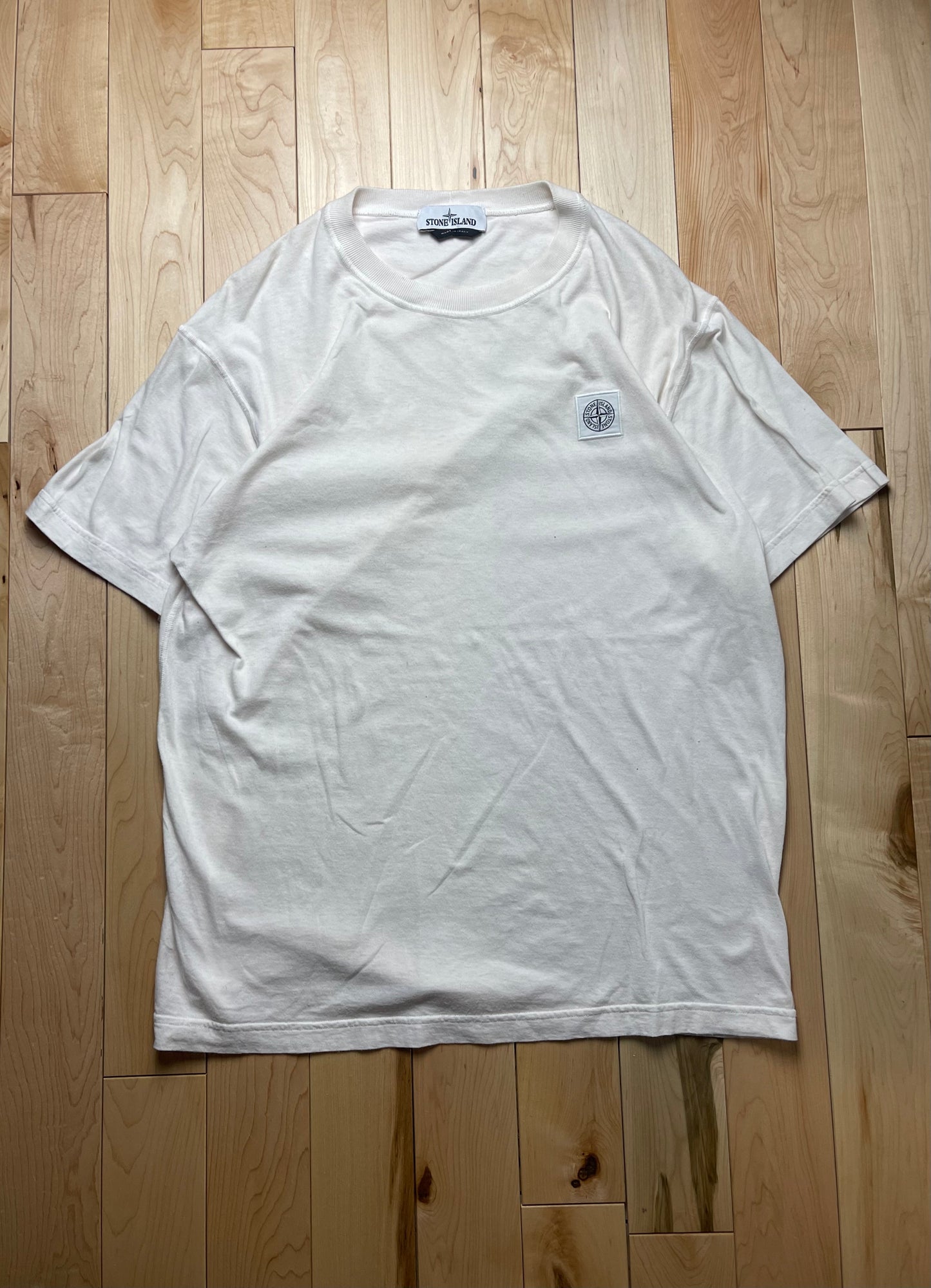 Stone Island Embroidered Chest Logo T-Shirt