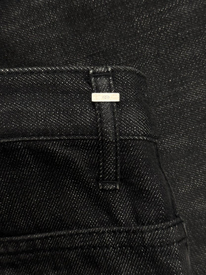 Dior Homme ‘ Raw Black’ Flared Leg Denim