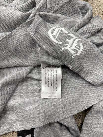 Chrome Hearts Thermal Grey Waffle Long Sleeve