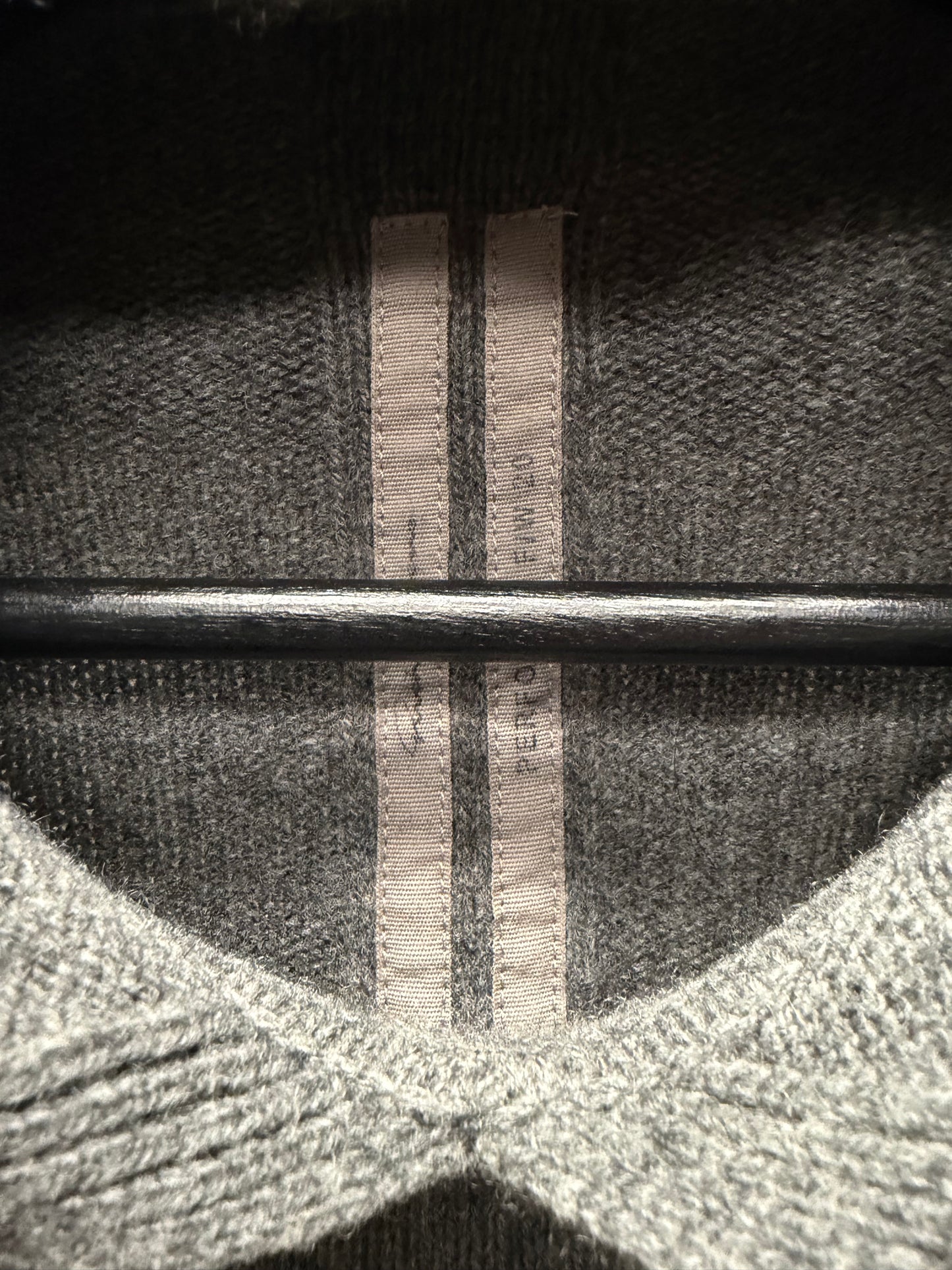 AW2020 Rick Owens ‘Performa’ Grey Cashmere Pullover Hoodie