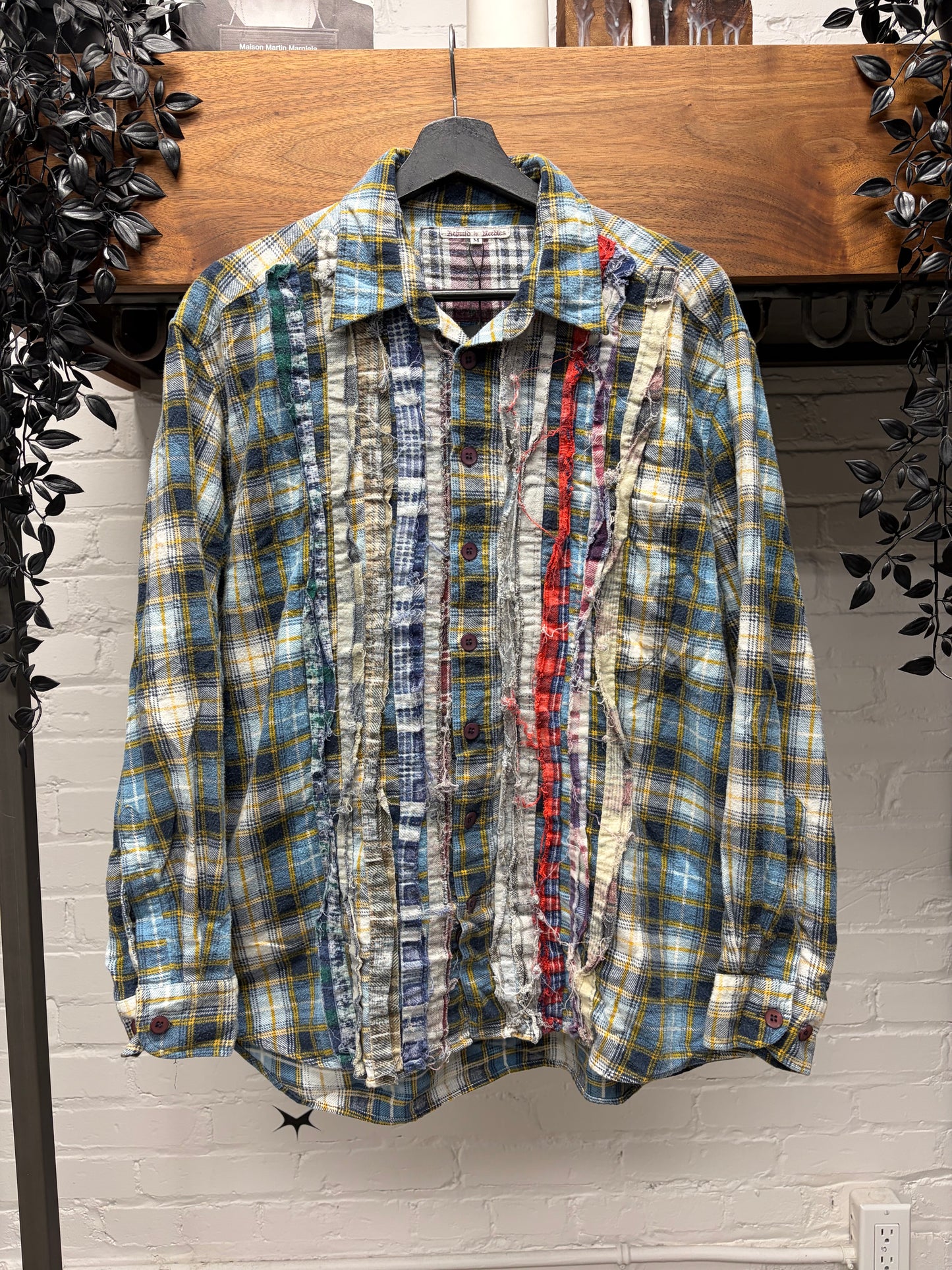 Needles ‘Rebuild’ Reconstructed Raw Plaid Flannel