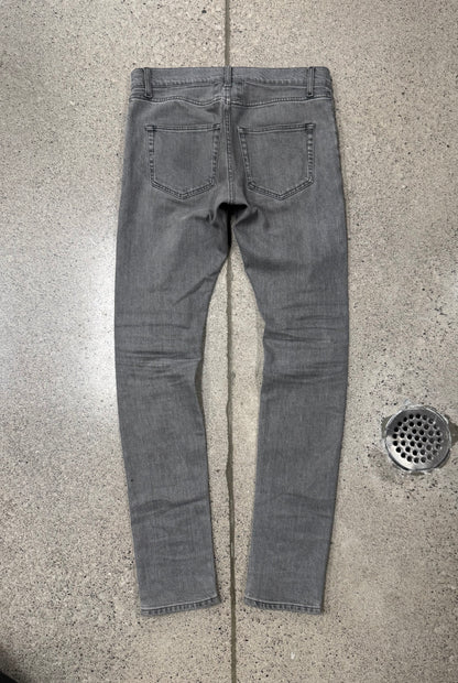 2016 Saint Laurent ‘D02’ Grey Skinny Jeans
