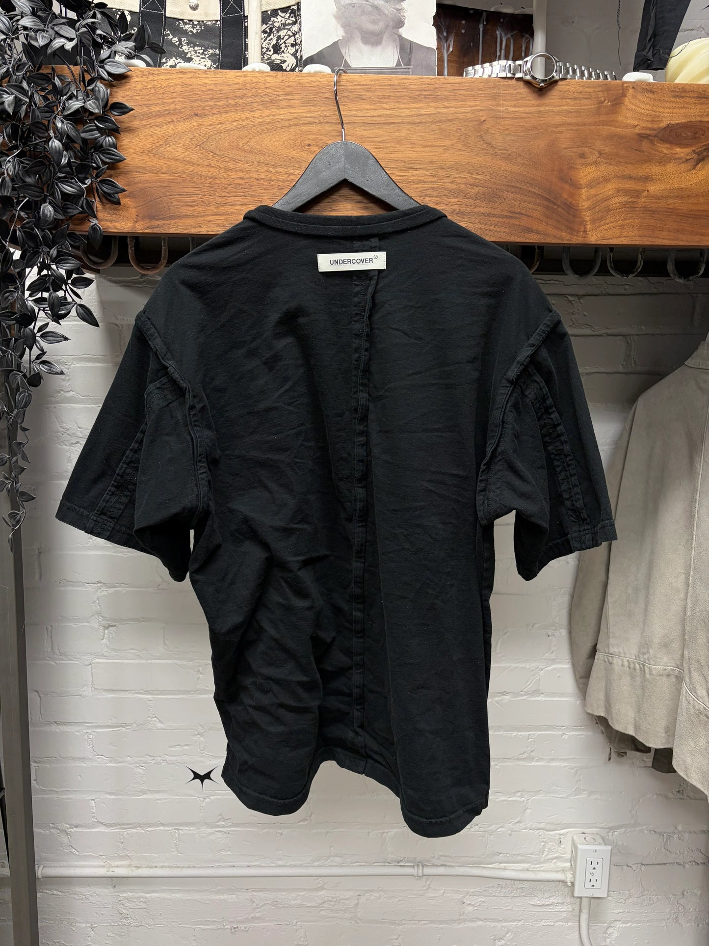 Undercover ‘Dispersal’ Black Inside Out Graphic T-Shirt