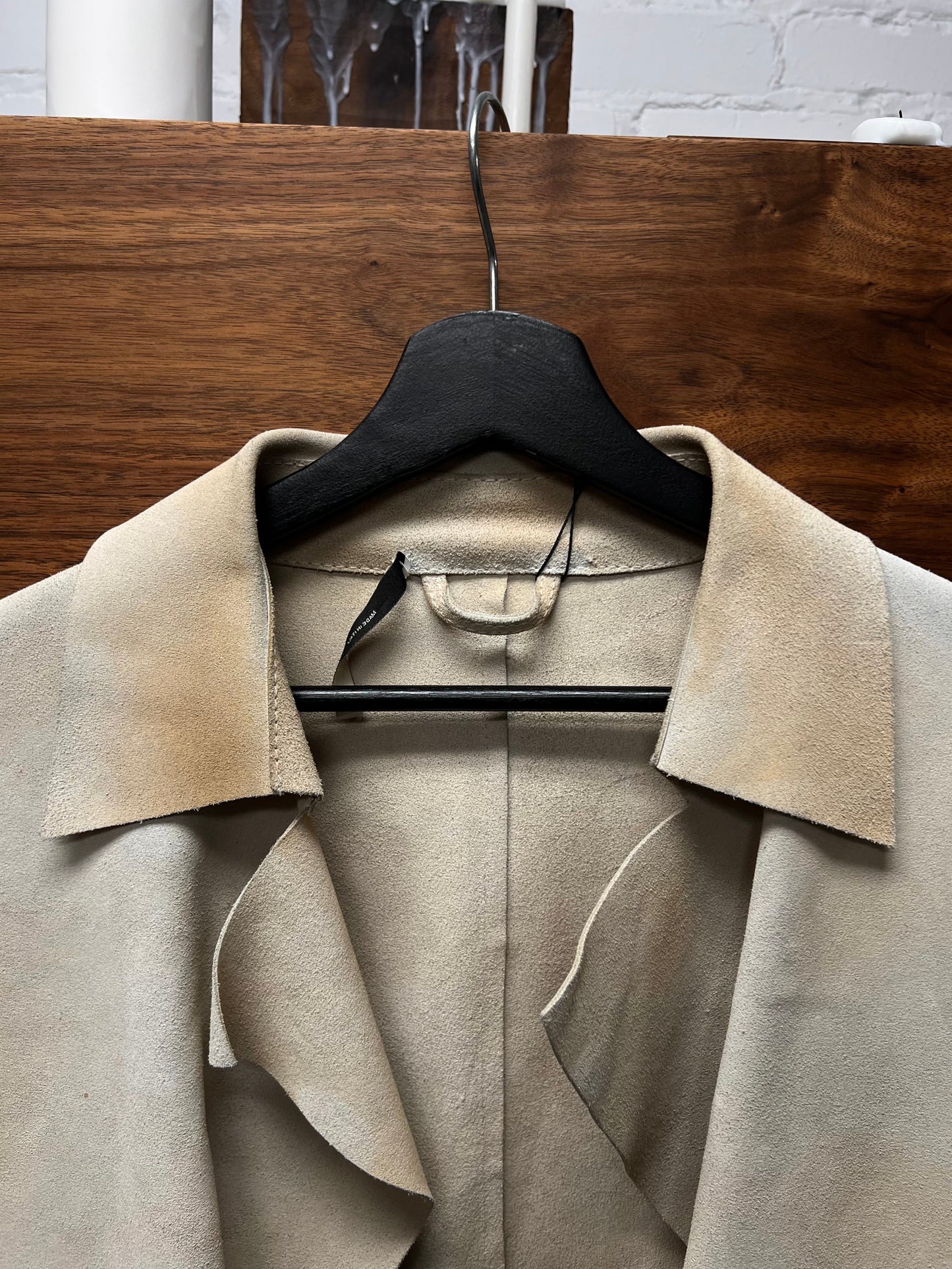 SS2002 Yves Saint Laurent Rive Gauche by Tom Ford ‘Safari’ Raw Suede Jacket