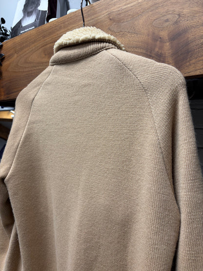 AW2003 Number (N)ine ‘Touch Me I’m Sick’ Suede Shearling Collared Jacket