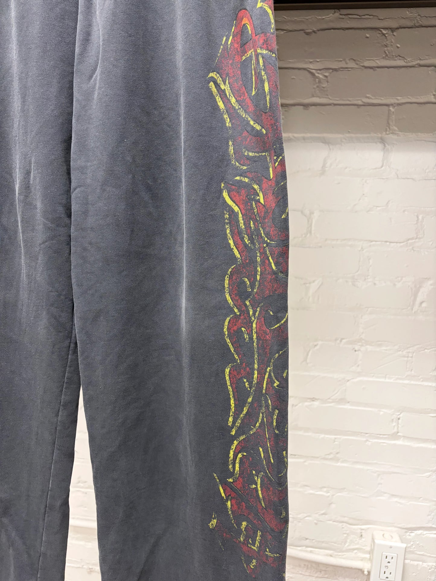 SS2024 Balenciaga ‘Offshore’ Faded Black Wide Leg Sweatpants