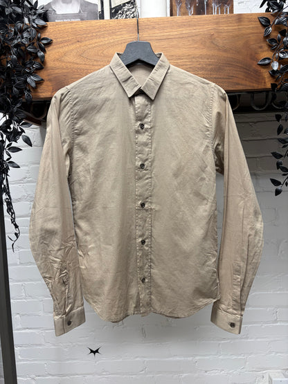 SS2005 Dior Homme ‘Beck’ Sheer Brown Button Up Shirt
