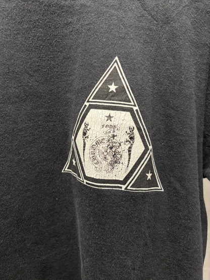 Vintage Chrome Hearts Foti ‘Pyramid’ Black Graphic T-Shirt