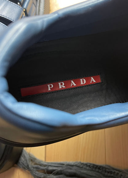 Prada Sport Platform Sole Velcro Strap Sneakers