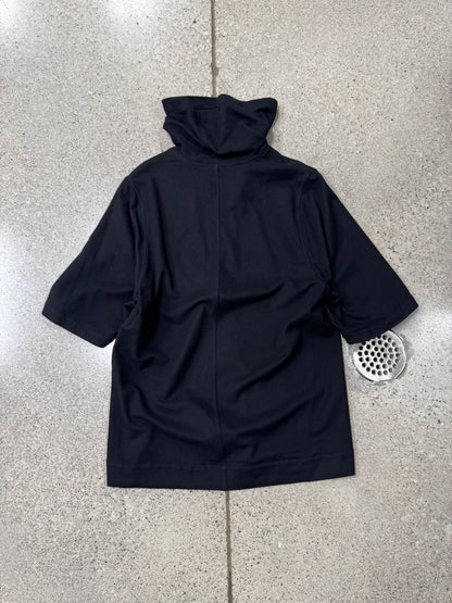 AW2015 Rick Owens ‘Sphinx’ Mainline Black Poncho Layering Top