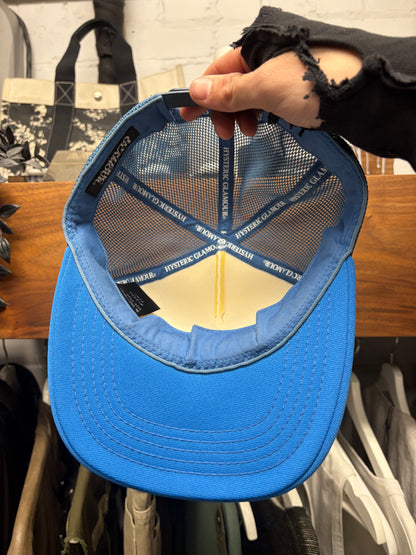 Hysteric Glamour ‘See No Evil’ Blue/White Trucker Hat