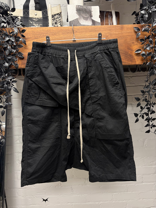 SS2016 Rick Owens Cyclops Mainline ‘Memphis’ Drop Crotch Pod Shorts