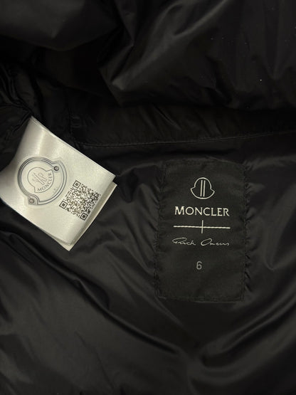 AW2024 Rick Owens x Moncler Shearling/Down Fill ‘Cyclopic’ Puffer Jacket