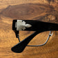 Chrome Hearts Silver Fleur Logo ‘Fupa’ Prescription Glasses