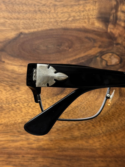 Chrome Hearts Silver Fleur Logo ‘Fupa’ Prescription Glasses