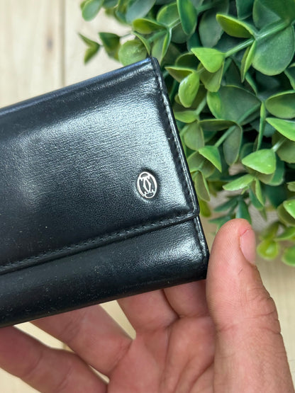 Cartier Black Card/Key Holder Wallet