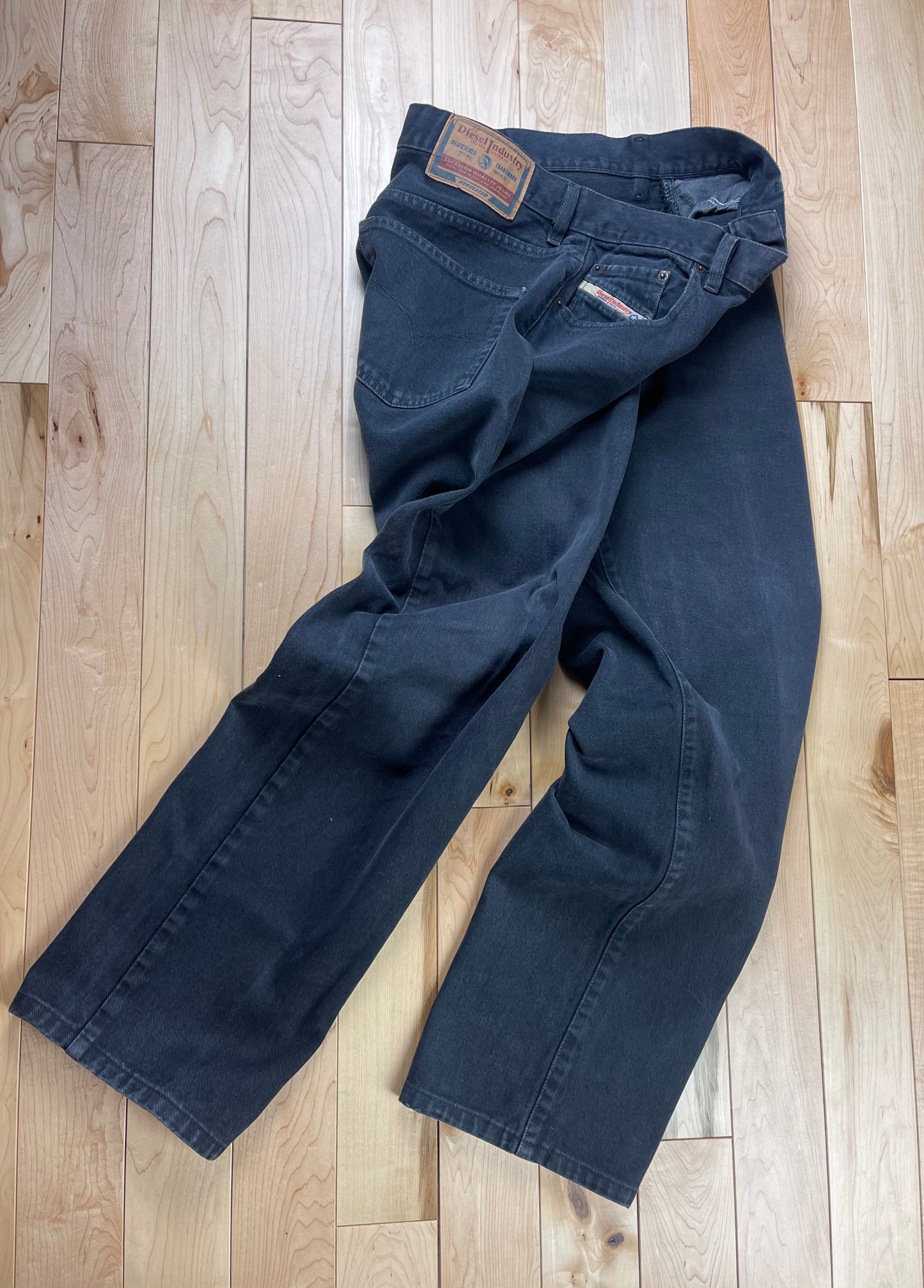 Diesel Navy Blue Bootcut Denim