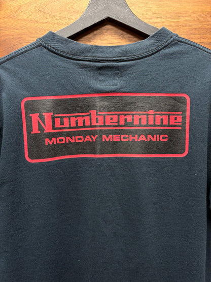 SS2000 Number (N)ine ‘Sunday Mechanic’ Faded Black/Red Graphic T-Shirt