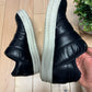 Rick Owens Black ‘Puffer’ Low Top Slip On Sneakers