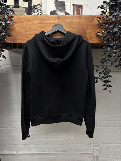 2015 Saint Laurent by Hedi Slimane ‘Western’ Leather Shoulder Detail Hoodie