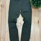 Acne Studios ‘Max Satin’ Olive Green Slim/Skinny Pants