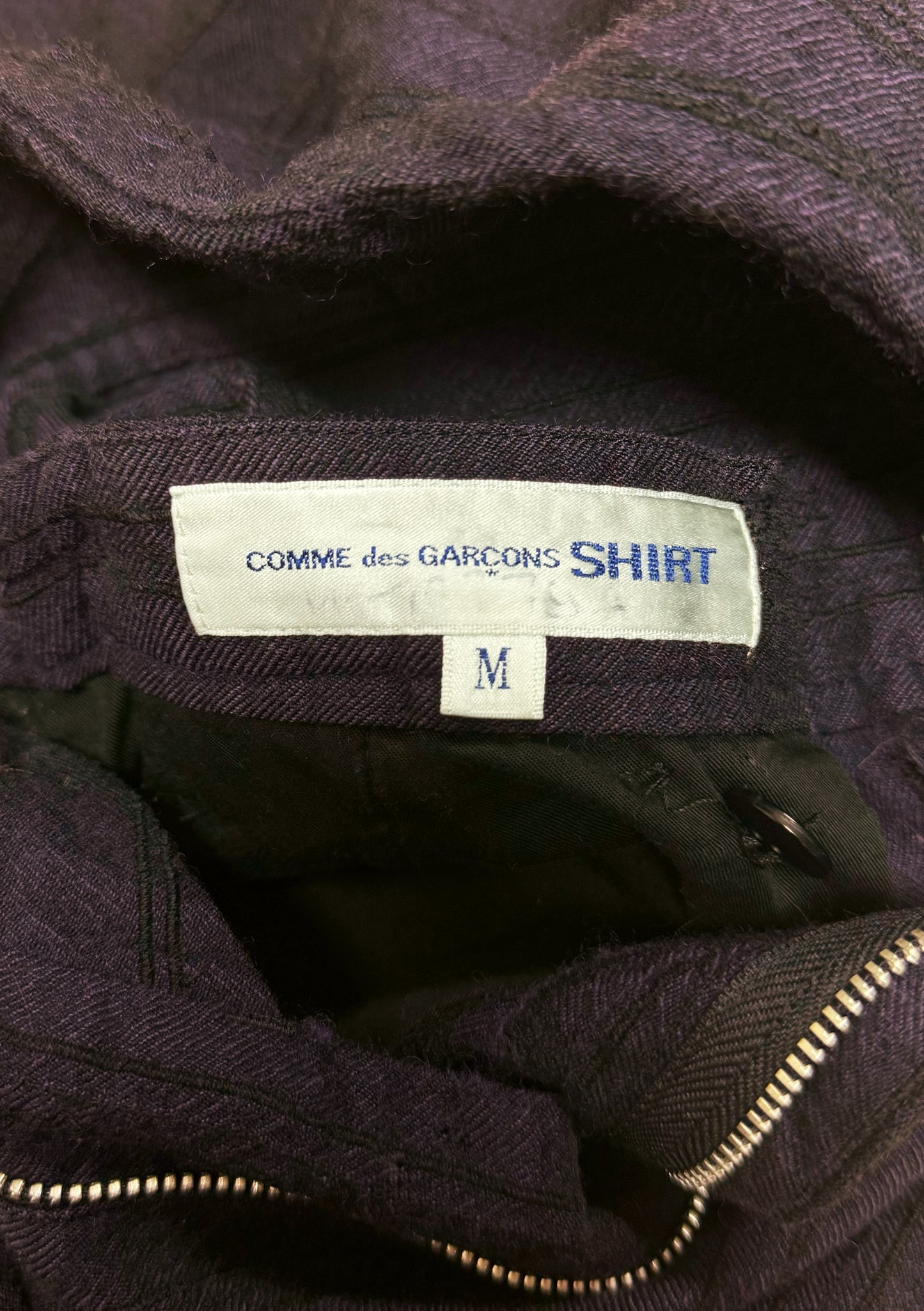 2010’s Comme Des Garçons Shirt ‘Cross’ Distressed Wool Trousers