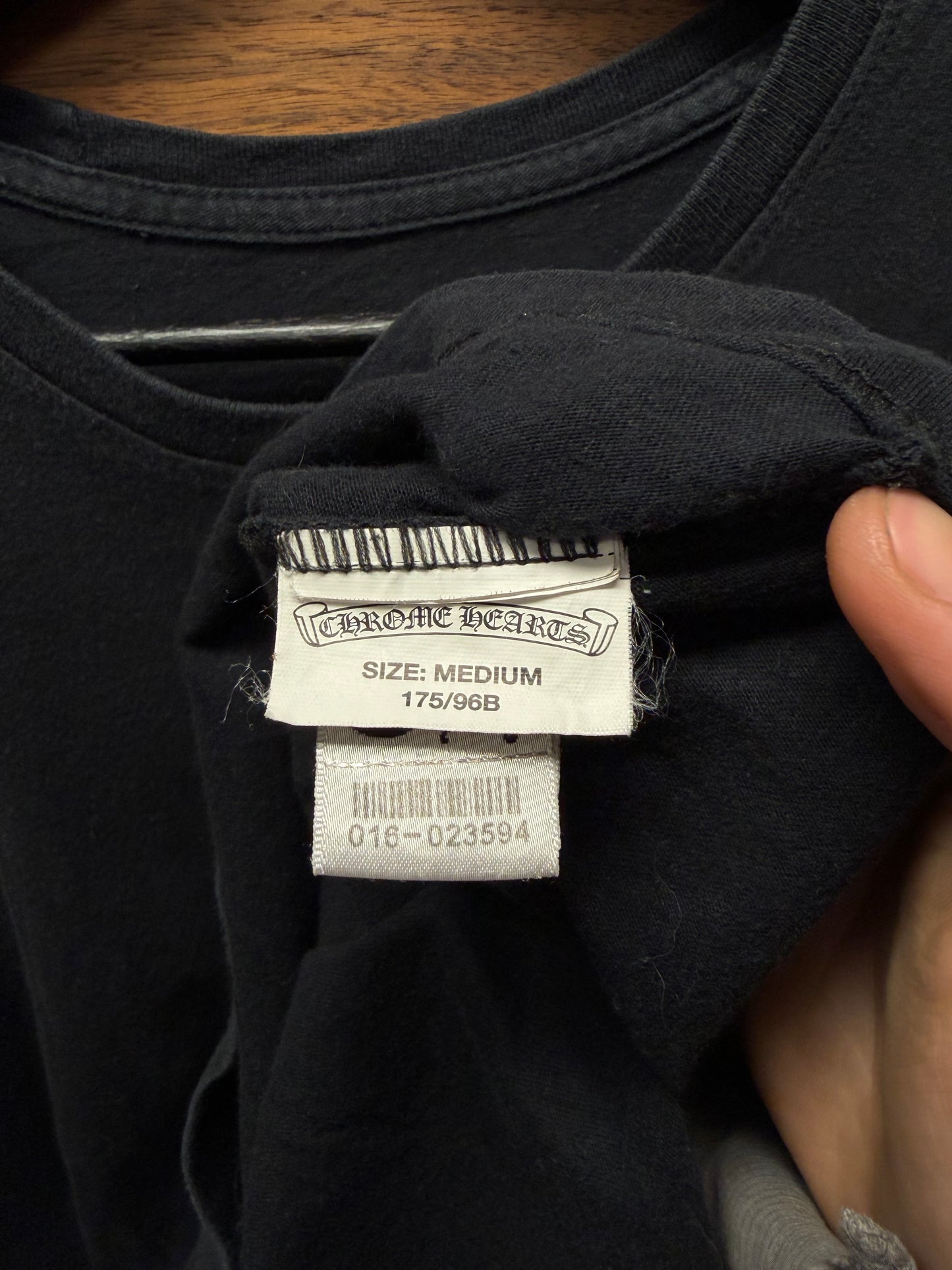 Chrome Hearts ‘Dagger Vine’ Script Logo Black Graphic T-Shirt