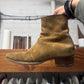 Saint Laurent Brown Suede ‘Wyatt’ Boots