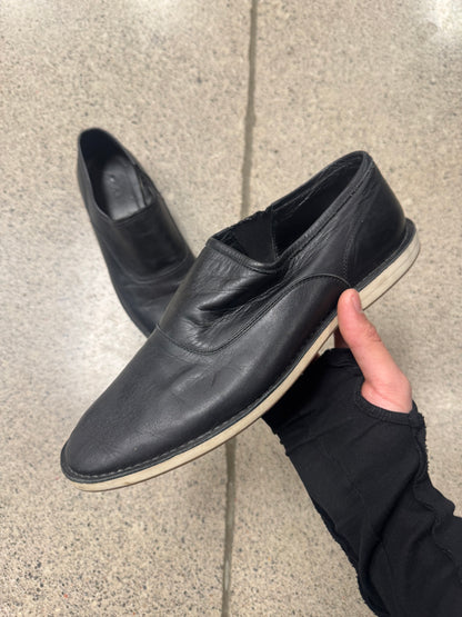 Yohji Yamamoto Leather Low Top Slippers