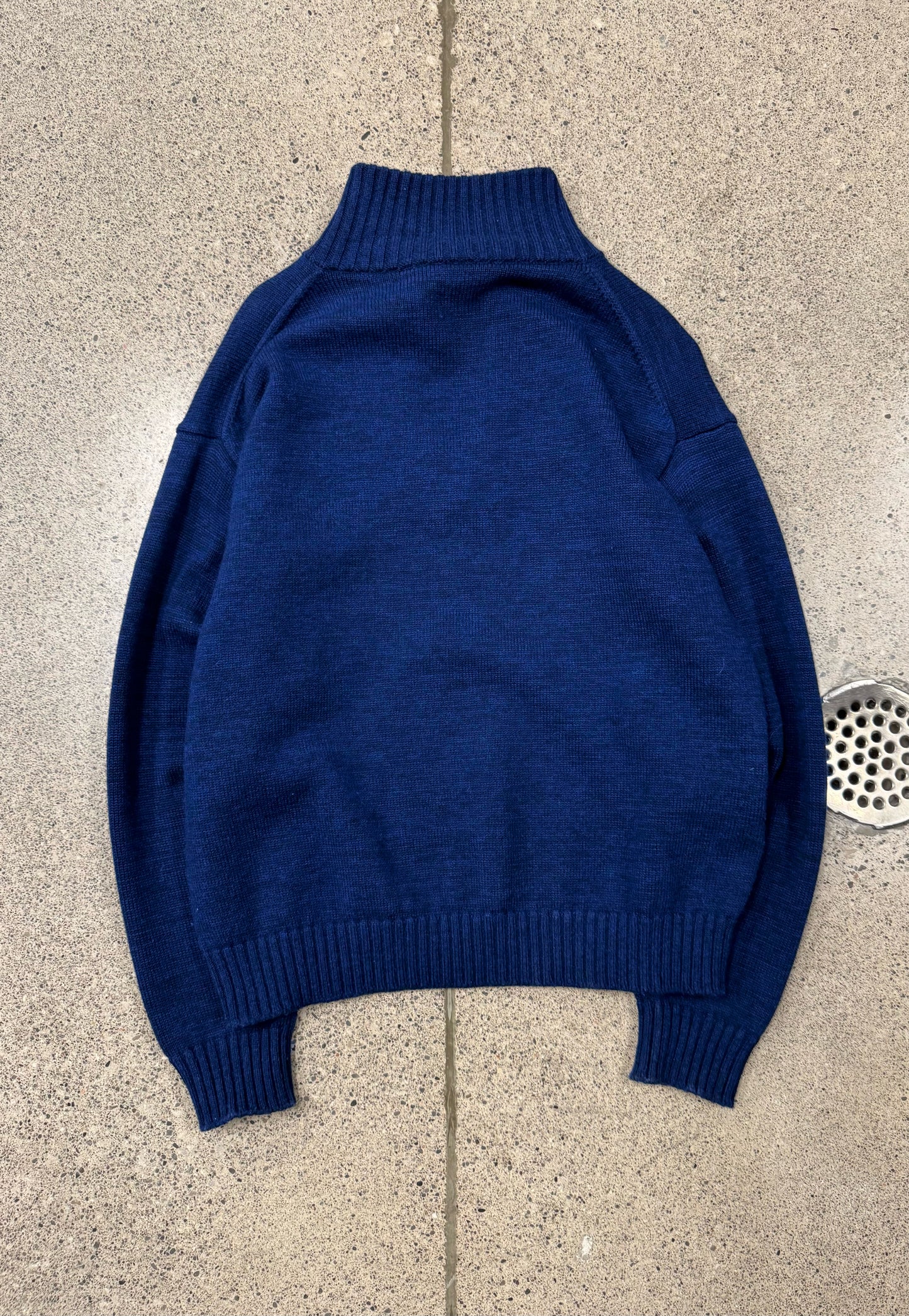 Kapital Quarter Zip ‘Nickel 4’ Wool Knit Sweater