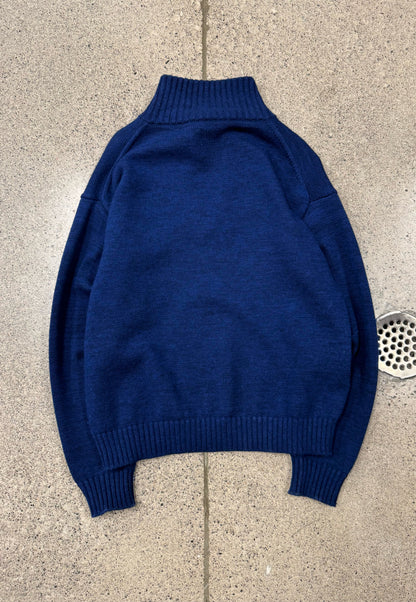 Kapital Quarter Zip ‘Nickel 4’ Wool Knit Sweater