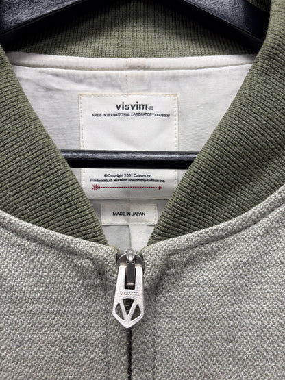 SS2022 Visvim Varsity ‘JKT W/L’ Horse Hide Leather Bomber Jacket