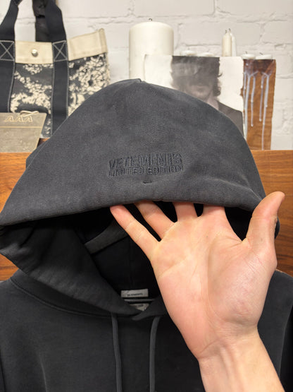 Vetements Limited Edition ‘Bleached’ Dyed Cotton Drawstring Hoodie