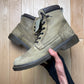 Dirk Bikkembergs Suede Leather Trim High Cut Work Boots