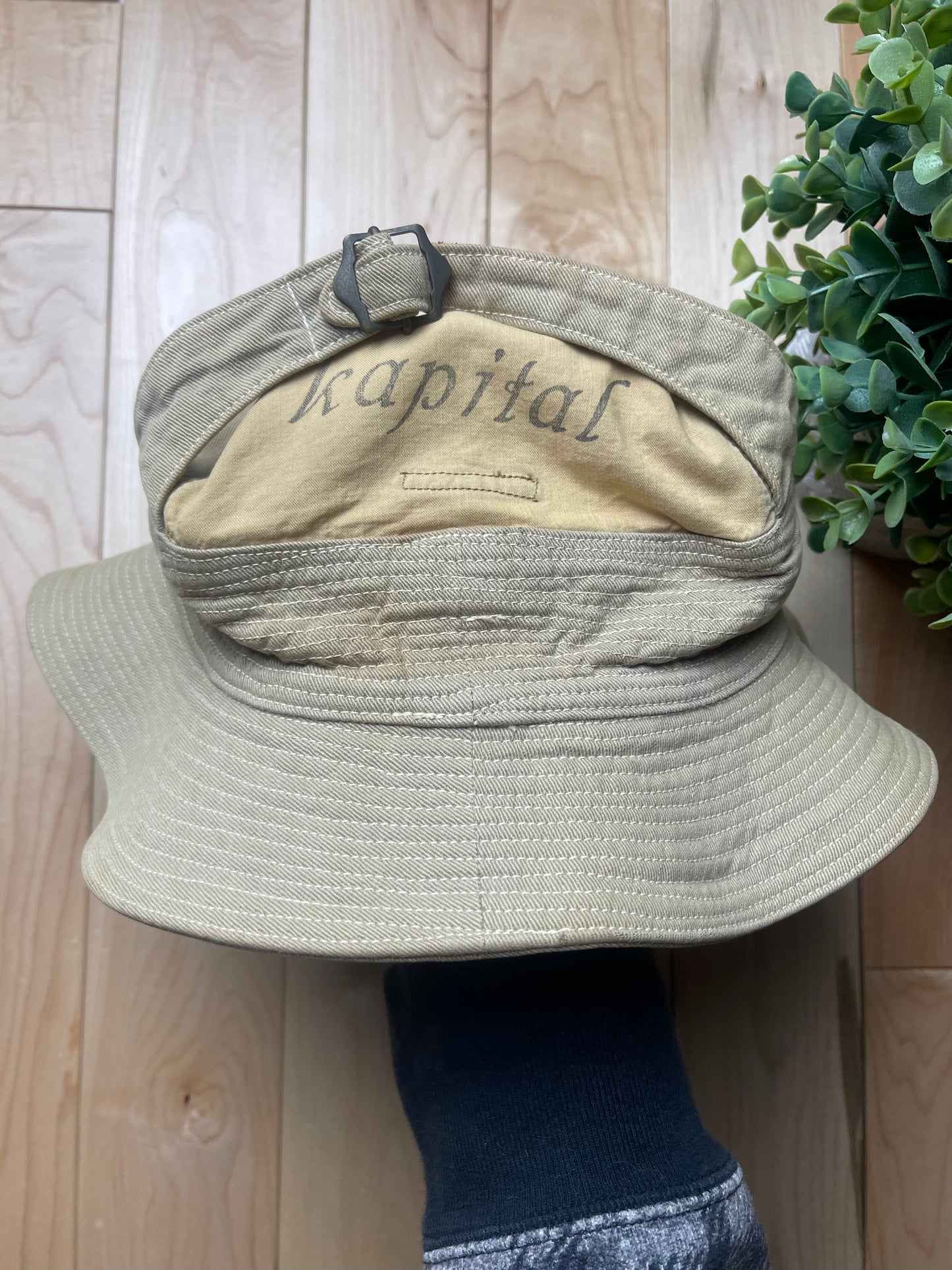 Kapital Old Man & The Sea Denim Bucket Hat