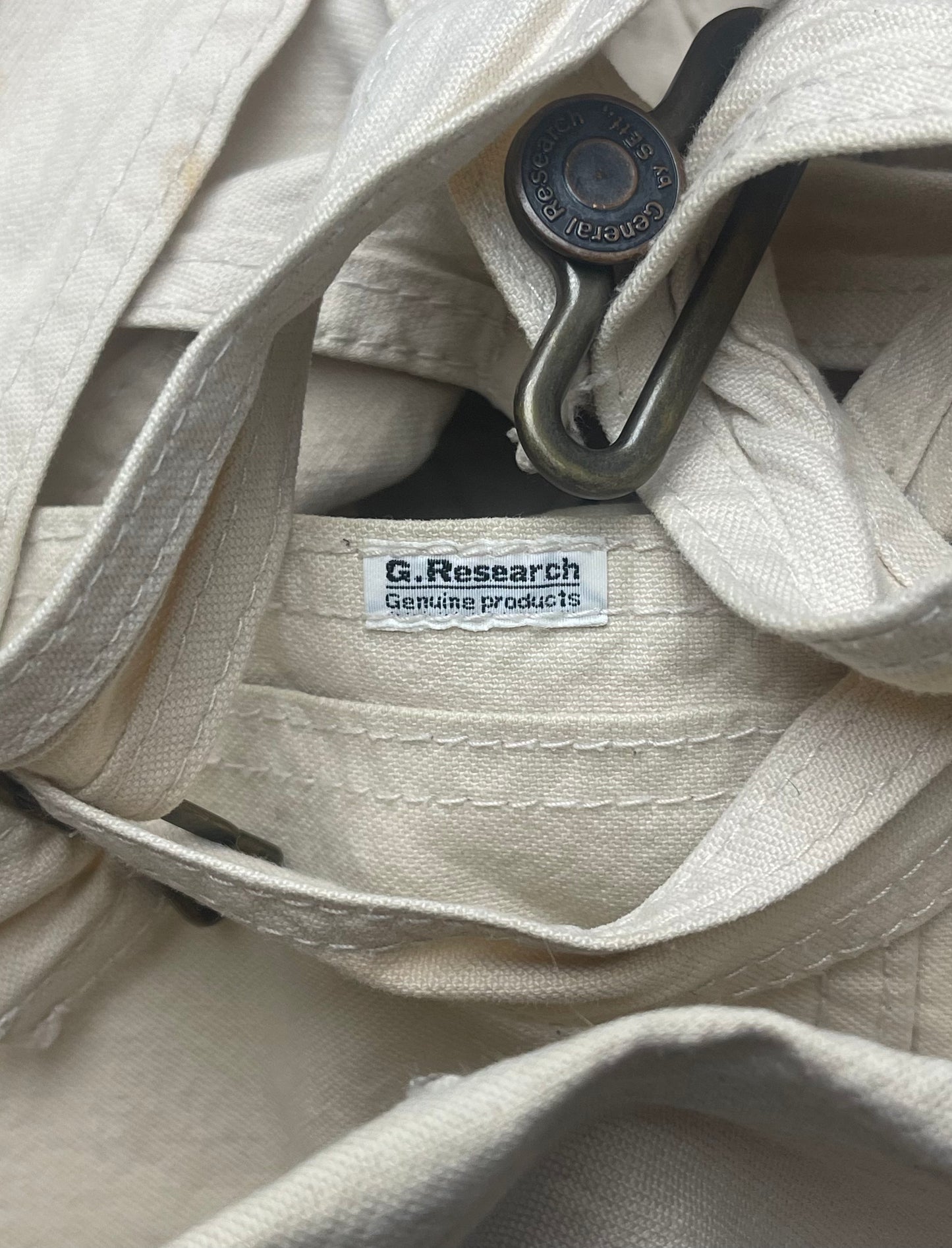 1998 General Research Parasite Pocket Cream White Overalls