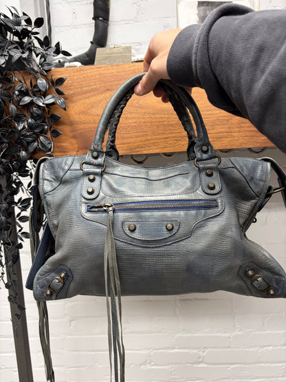 2011 Balenciaga ‘10 Year Anniversary’ Lizard Leather ‘City’ Bag