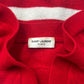 2015 Saint Laurent by Hedi Slimane Wool Red/White Striped Cardigan
