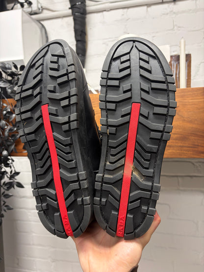 2000s Prada ‘Snow Camo’ Leather Winterized Boots