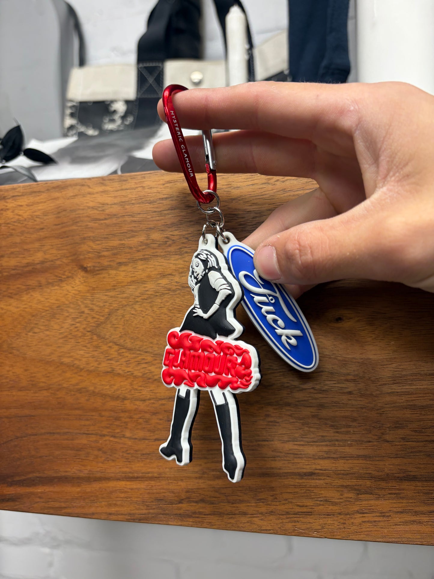 Hysteric Glamour Two Piece Key-Charm Set + Carabiner