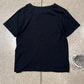 SS2018 Saint Laurent ‘Western’ Black Cropped Graphic T-Shirt