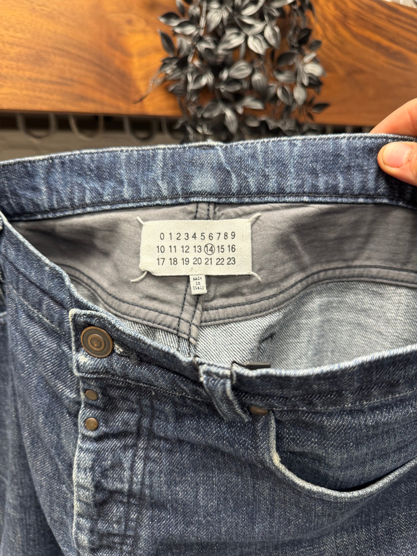 2013 Maison Margiela ‘Raw Blue’ Slim/Bootcut Denim